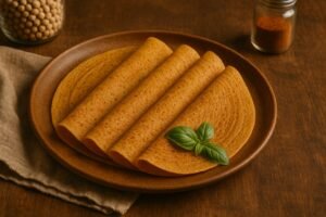 Crêpes indiennes aux pois chiches