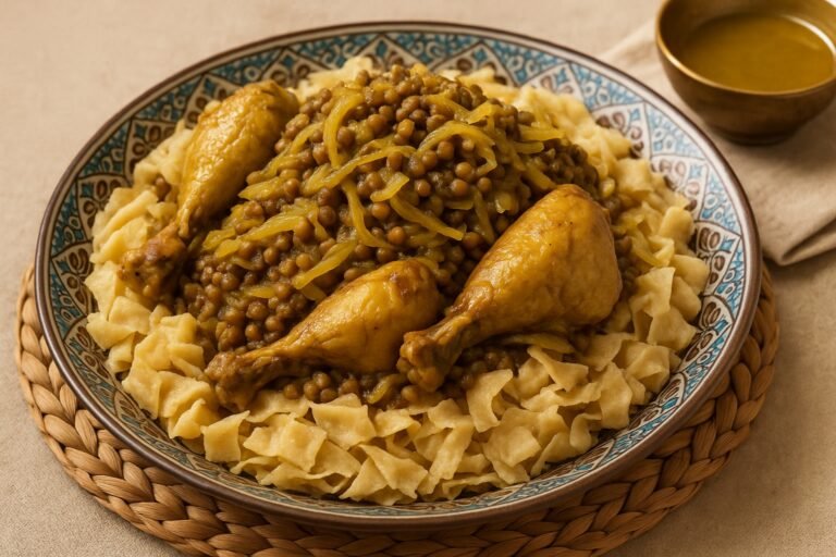 Recette Authentique de Rfissa au Poulet