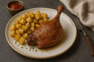 Accompagnement cuisses de canard confites