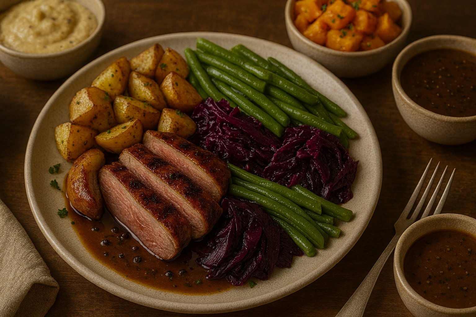 Accompagnement pour le canard