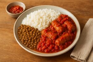 Accompagnement rougail saucisse