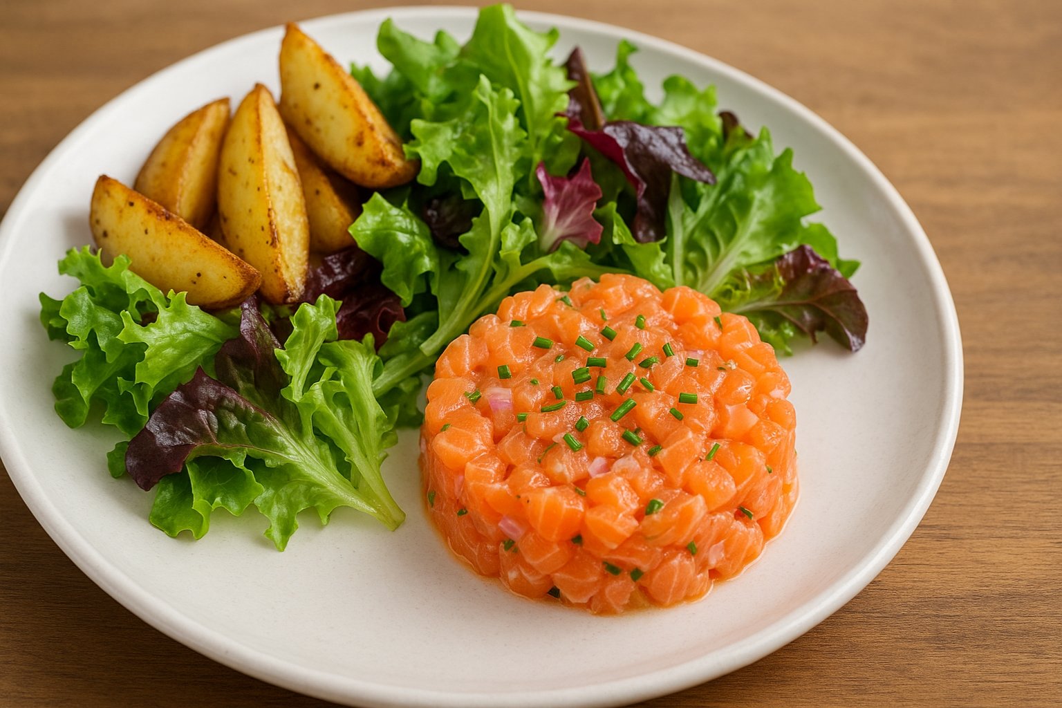 Accompagnement tartare saumon