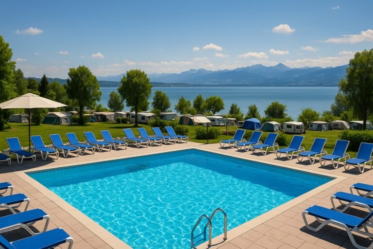 Camping lac de Constance avec piscine