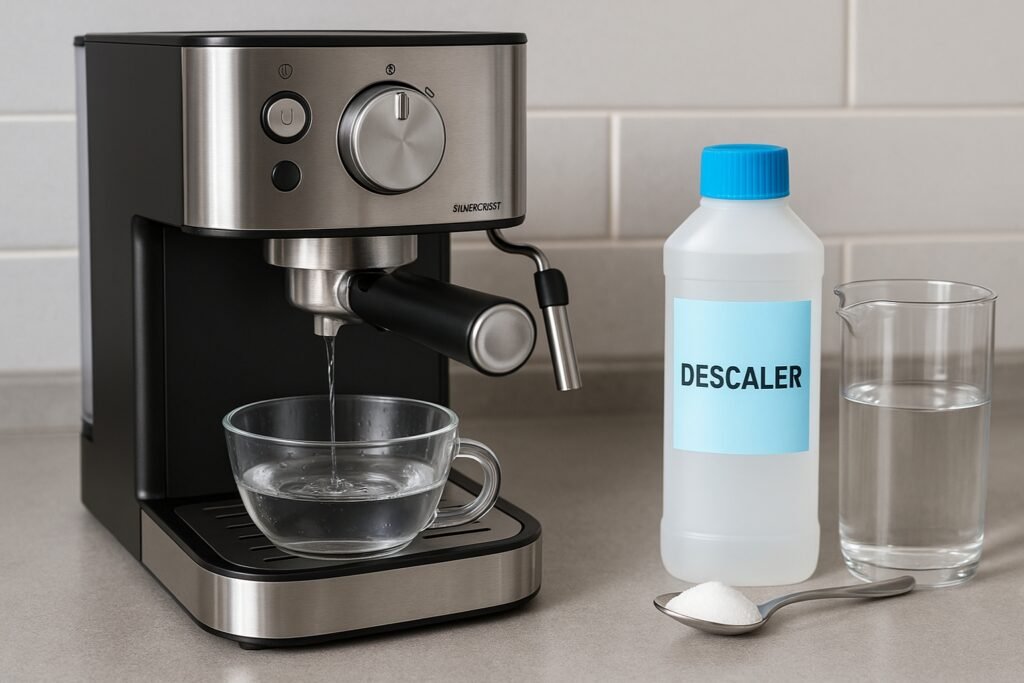 Détartrage cafetière Silvercrest Lidl