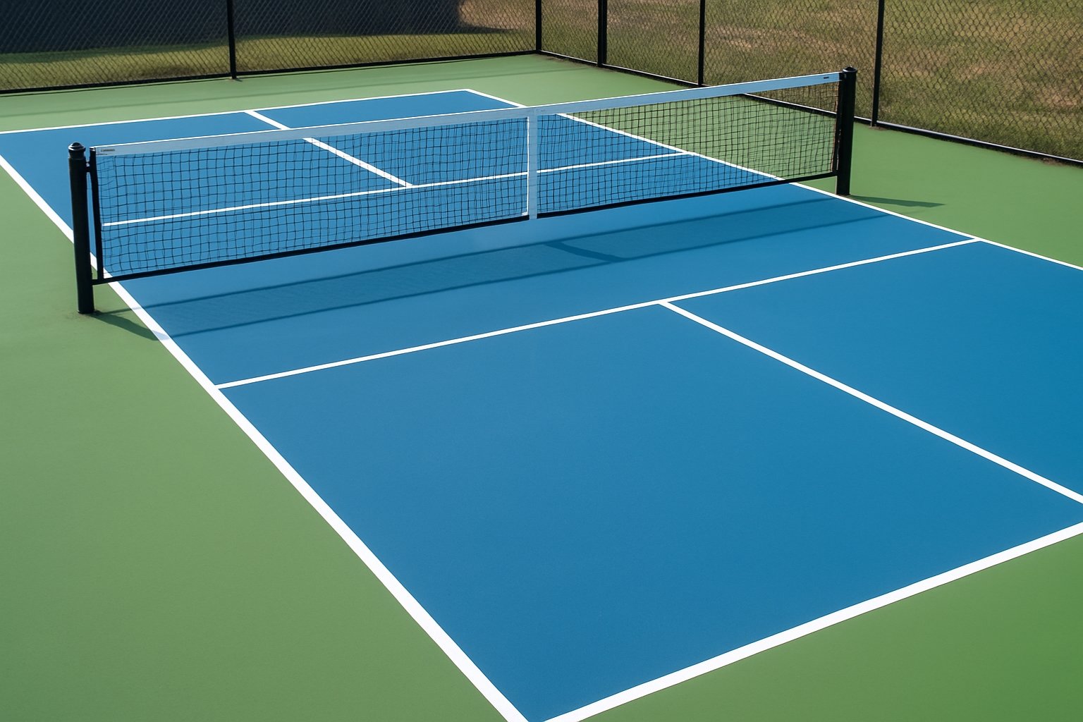 Dimension terrain de pickleball