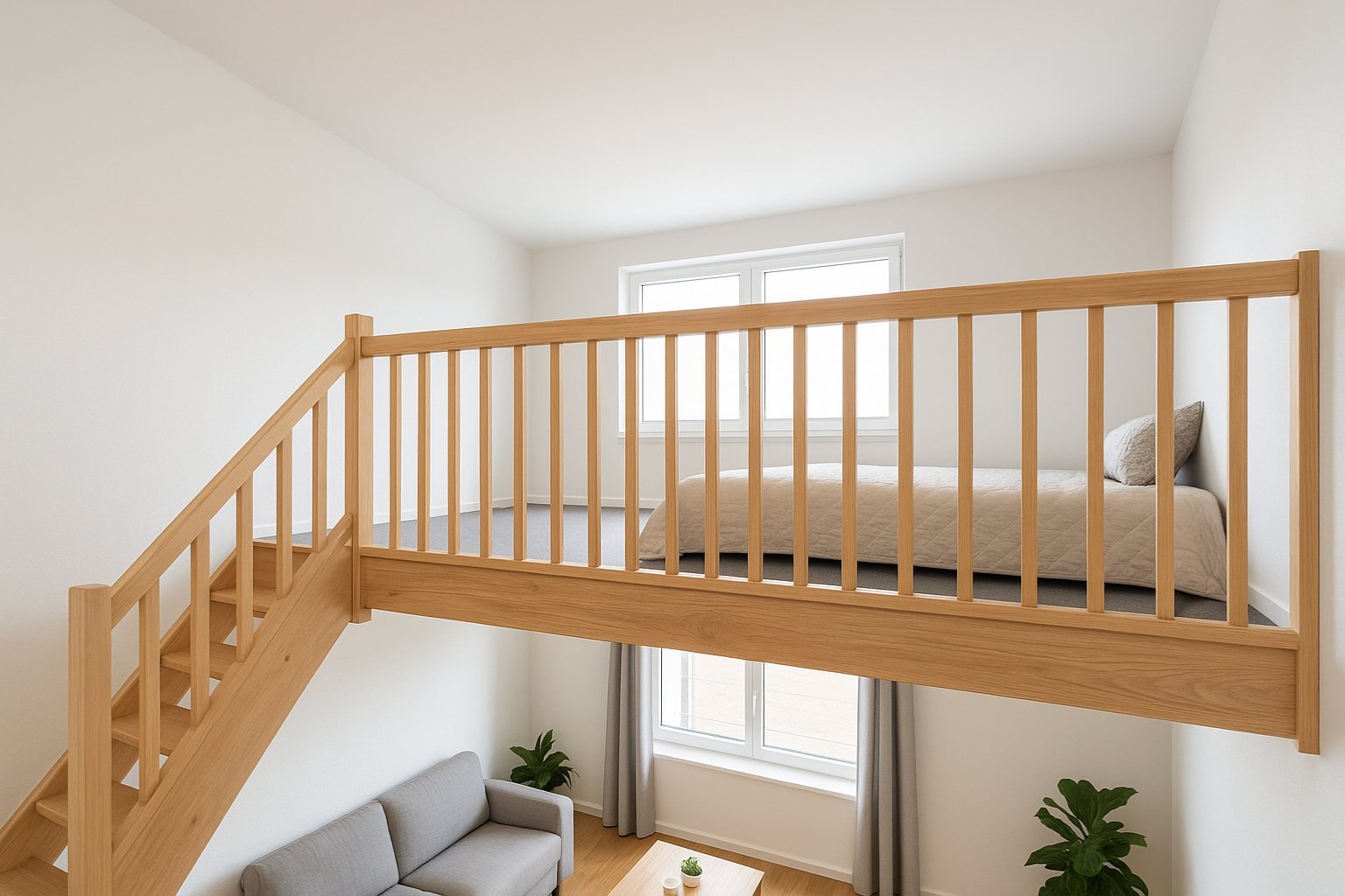 Mezzanine avec 3m de hauteur sous plafond