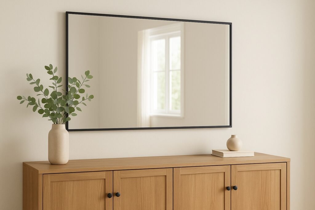 Quelle taille de miroir au-dessus d'un buffet