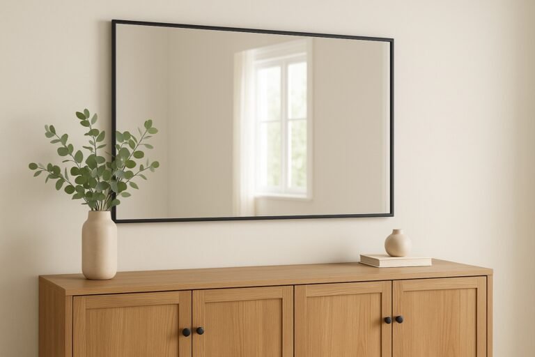 Quelle taille de miroir au-dessus d'un buffet