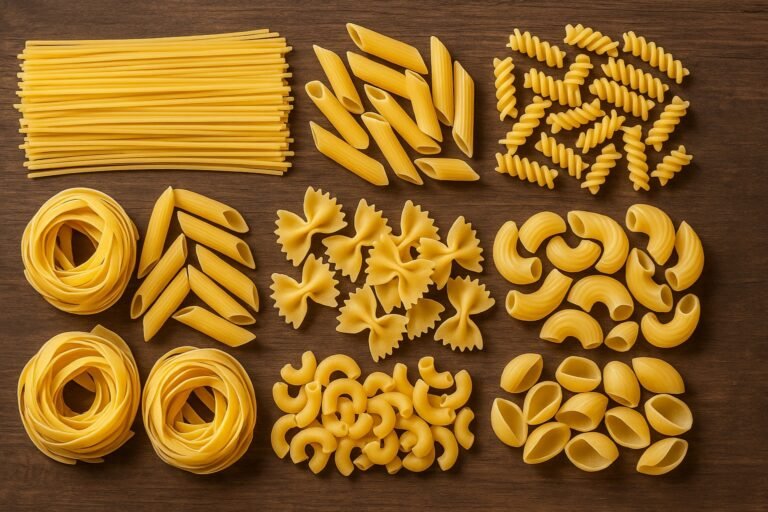 Types de pâtes top 7