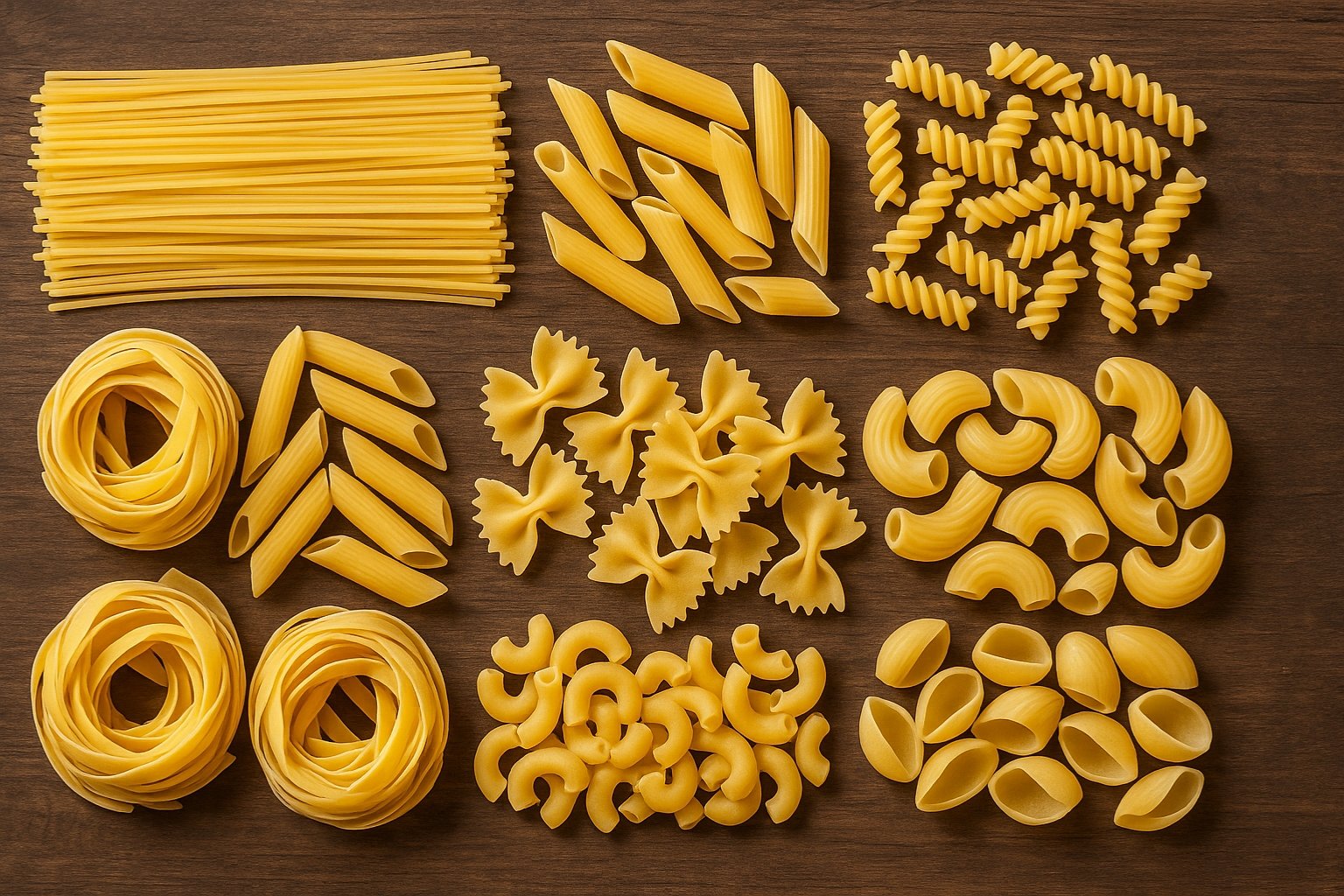 Types de pâtes top 7