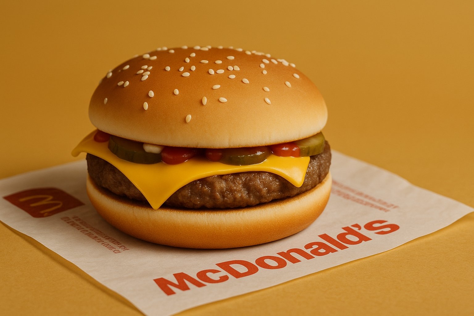 cheese burger mcdo prix
