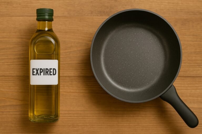 que faire avec de l'huile d'olive périmée